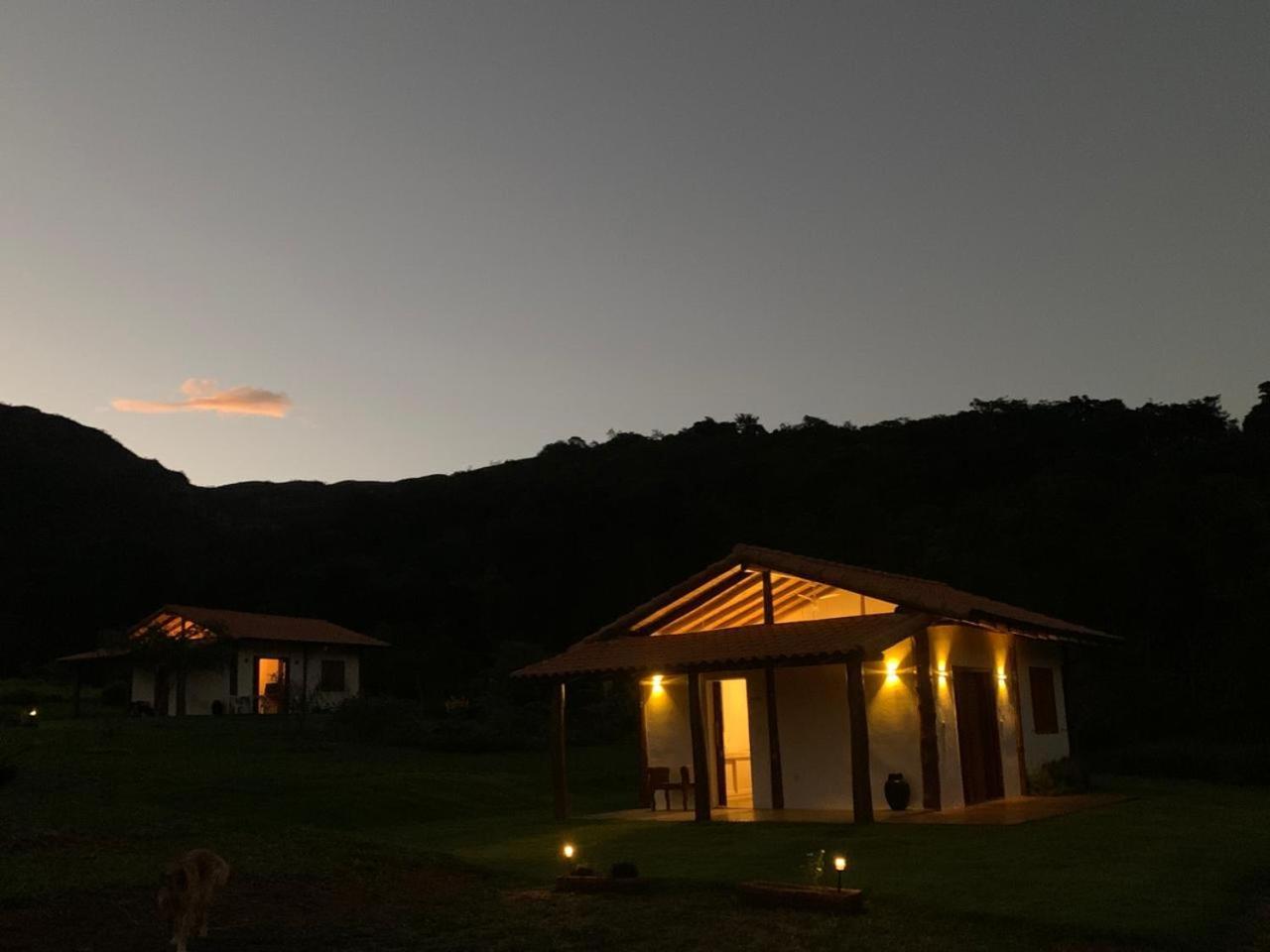Chale Vale das Cachoeiras Capitólio Exterior foto